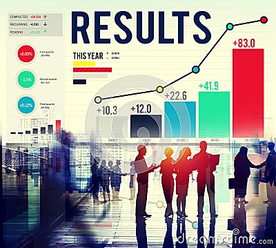 Results Effect Achievement Assessment Evaluate Concept Stock Photo