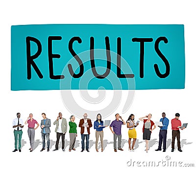 Results Effect Evaluation Efficiency Outcome Concept Stock Photo