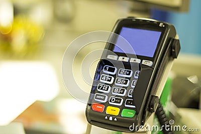 Retail card reader Stock Photo