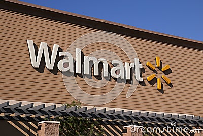 Retail Discount Giant Walmart Editorial Stock Photo