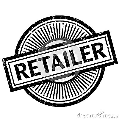 Retailer rubber stamp Vector Illustration