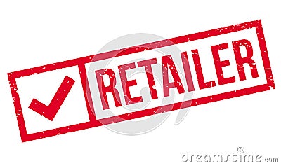 Retailer rubber stamp Vector Illustration