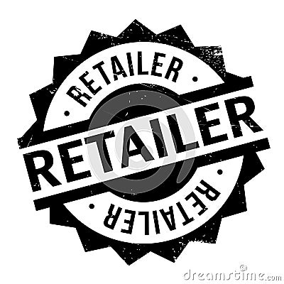 Retailer rubber stamp Vector Illustration