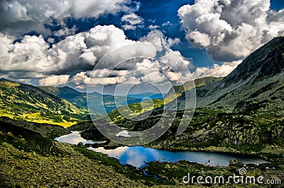 Retezat National Park-HDR Stock Photo