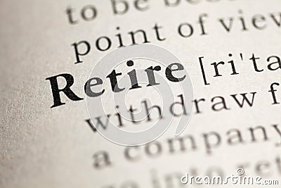 Retire Stock Photo