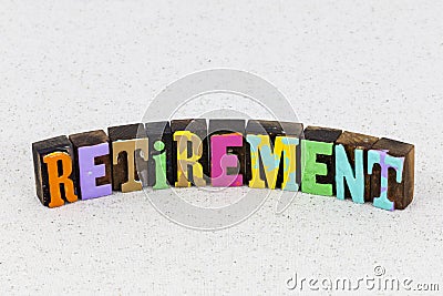 Retirement financial plan estate pension planning senior Stock Photo