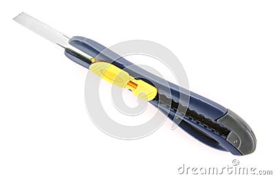 Retractable Blade Knife Stock Photo