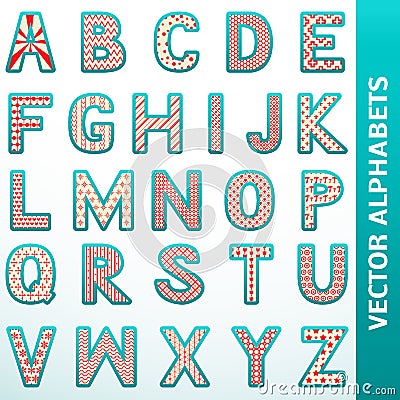 Retro Alphabet Letters Stock Photography - Image: 31793722