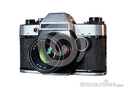 Retro analog camera Stock Photo