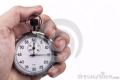 Holding Time Stock Photo