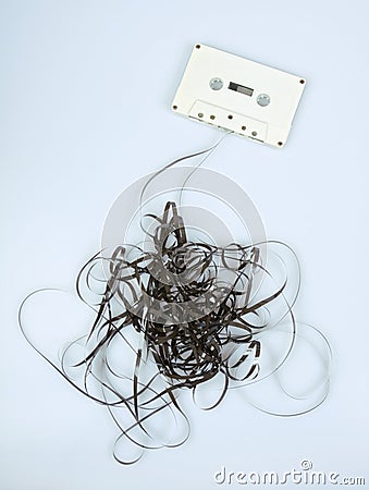 Retro audio cassette Stock Photo