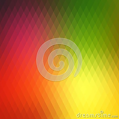 Retro background, pattern rhombs, transition bright colors, vector background. Vector backdrop of geometric shape. Vector Illustration