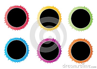 Retro Badges Stock Photo