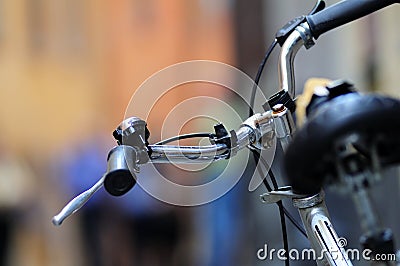 Retro bike detail Stock Photo