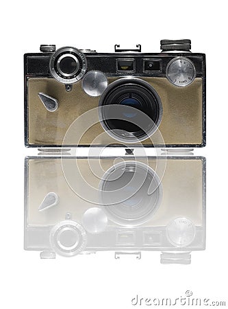 Retro camera Stock Photo