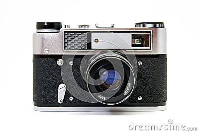 Retro camera Stock Photo