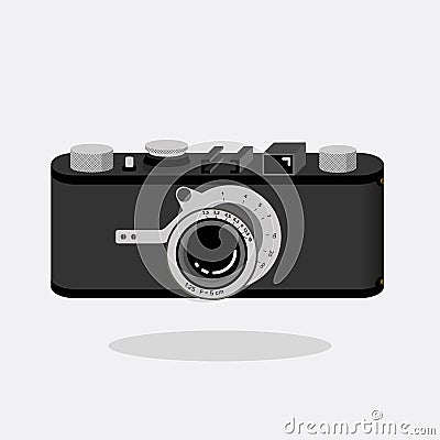 Retro camera Vector Illustration