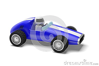 Retro car race vehicle auto f1 formula competition Stock Photo