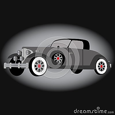 Retro car vector illustration Vector Illustration