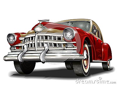 Retro cars Stock Photo