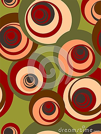 Retro circle background Vector Illustration