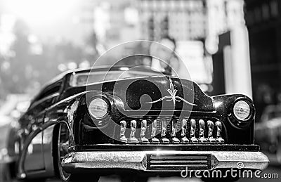 Retro classic car Stock Photo