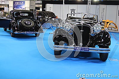 Retro Classics Exhibition Editorial Stock Photo