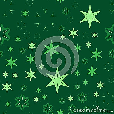 Retro Colorful green warping paper seamless Vector Illustration