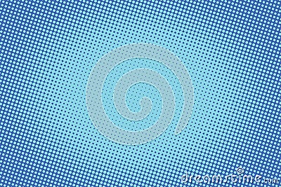 Retro comic blue background raster gradient halftone Vector Illustration