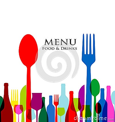 Retro cover restaurant menu designs Vector Illustration