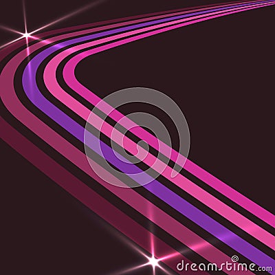 Retro disco background Vector Illustration