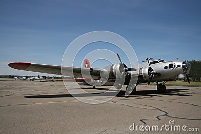 Retro fighter aircraft Stock Photo