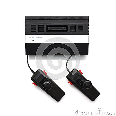 Retro game console Stock Photo