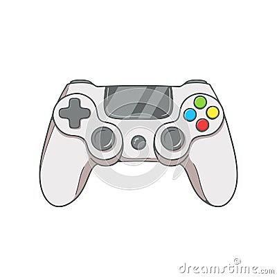 Retro Gaming controller. vector illustration. Vector Illustration