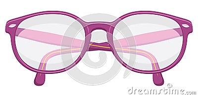 Retro glasses Vector Illustration