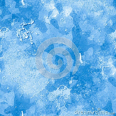 Retro Grunge Texture. Blue Paint Background. Art Wallpaper. Stock Photo