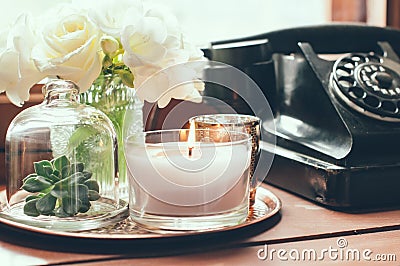 Retro home decor Stock Photo