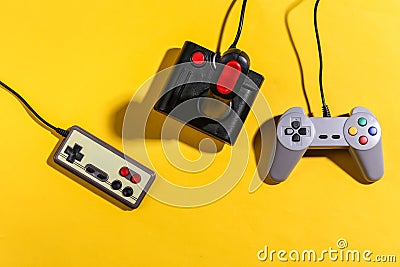 Retro Joystick Stock Photo