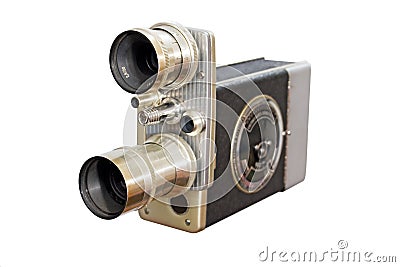 Retro movie camera 8mm 16mm Stock Photo