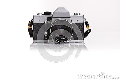 Retro Photo Camera Stock Photo