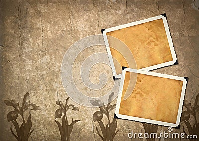 Retro photo framework Stock Photo