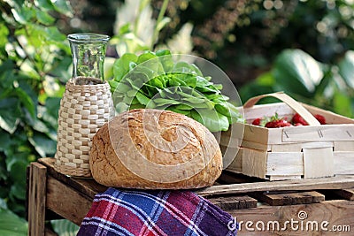 Retro picnic Stock Photo