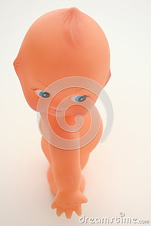 Retro Plastic Doll Stock Photo