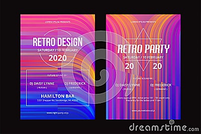 RETRO POSTER TEMPLATE-02 Vector Illustration