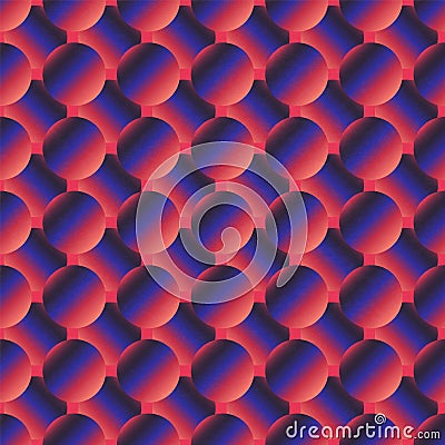 Retro purple color circle pattern Vector Illustration