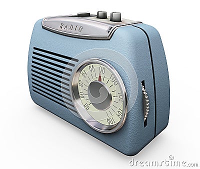 Retro radio Stock Photo