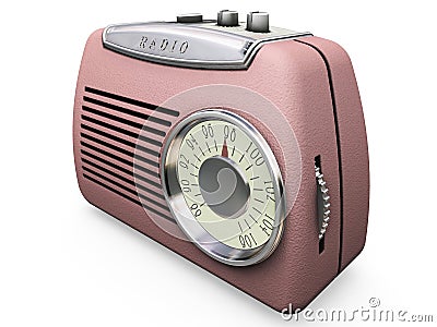 Retro radio Stock Photo