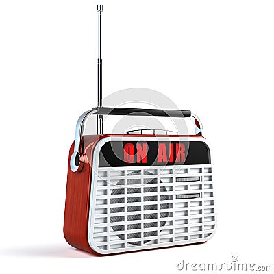 Retro Radio Stock Photo