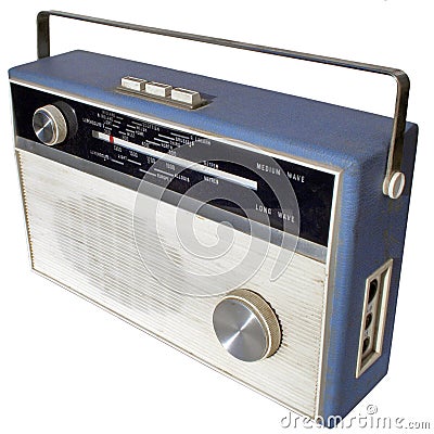 Retro radio Stock Photo