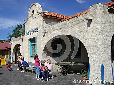 Retro Railroad Station Editorial Stock Photo